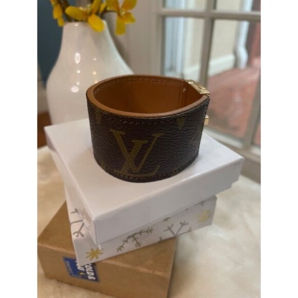 Authentic Louis Vuitton Upcycled Cuff Bracelet - Picture 2 of 9
